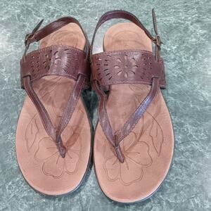 BOC Born Concept Sandals Womens 7M Clearwater Casual Thong Slingback Brown Boho